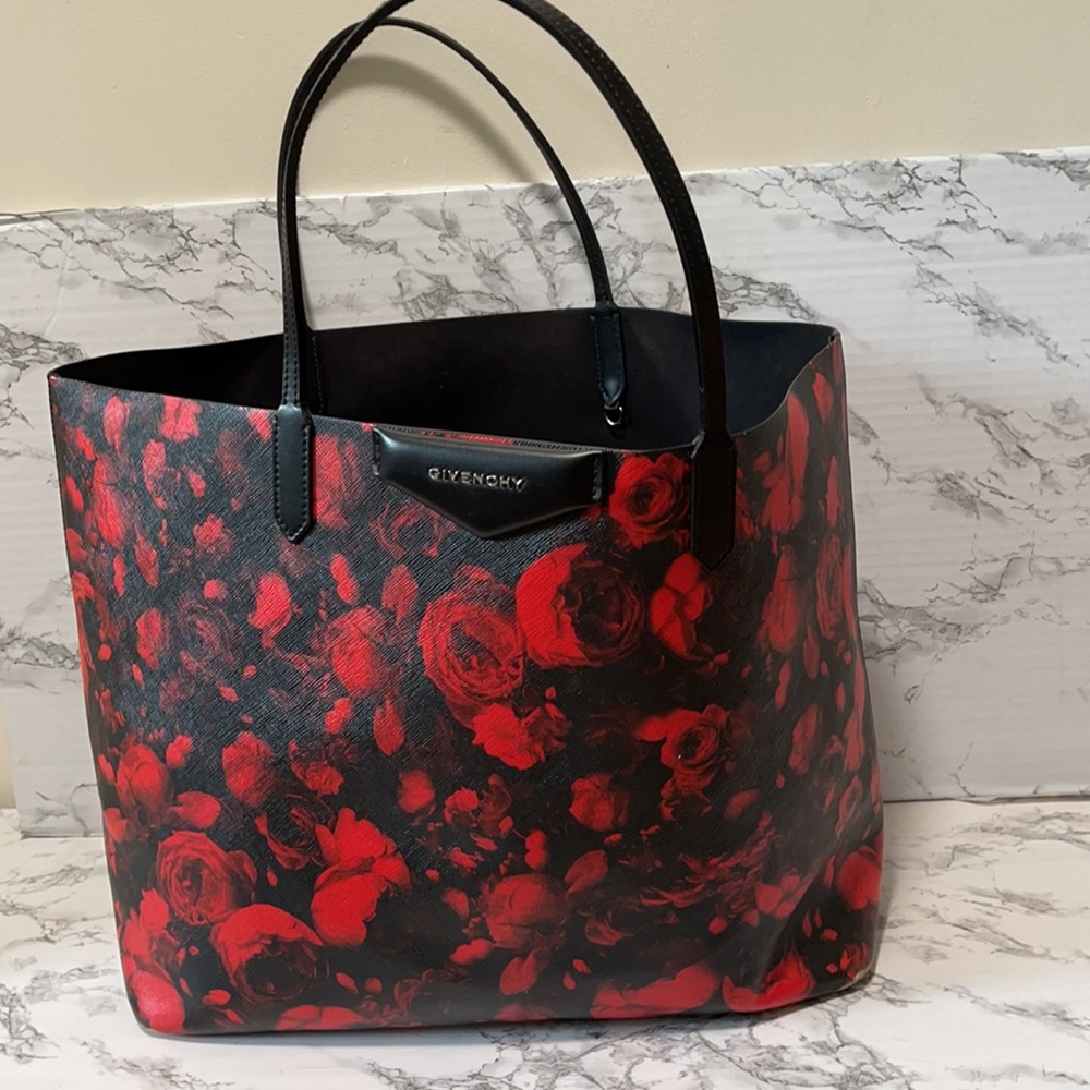 Givenchy Antigona Large Floral Print Large Tote B… - image 7